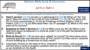 Acts 2 - Part II