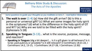 Acts 2 - Part I
