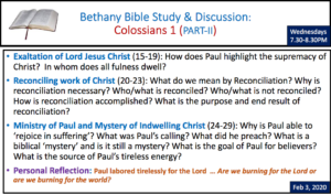 Colossians 1 - Part II